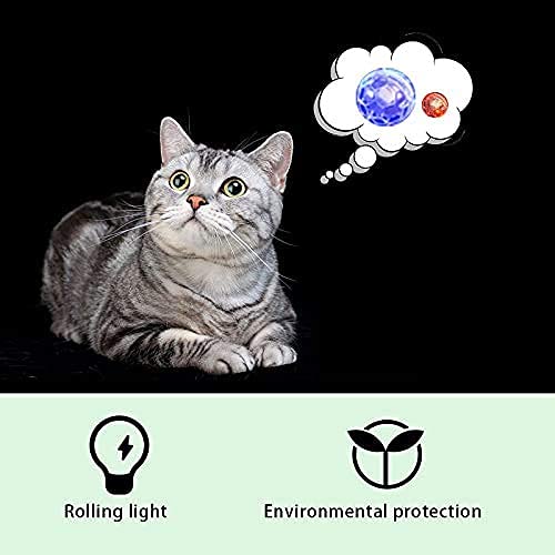 ATIN 3 unids Ghost Caza Movimiento Ilumina Gato Perro Bolas Flash Paranormal Equipo Mascota Juguete Movimiento