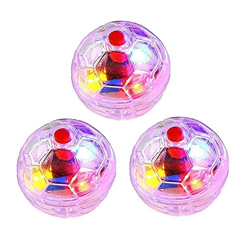ATIN 3 unids Ghost Caza Movimiento Ilumina Gato Perro Bolas Flash Paranormal Equipo Mascota Juguete Movimiento