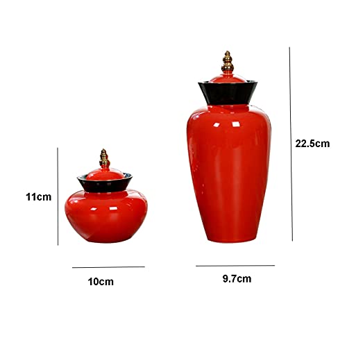 AWCPP Jarrón de la Urna de Cerámica, Artesanía de Cerámica de la Urna de Cremación Mediana Hecha a Mano, Impermeable Y a Prueba de Humedad Pet Pet Cerámica Urna en Casa, para Perros, Gatos U Otras Mas