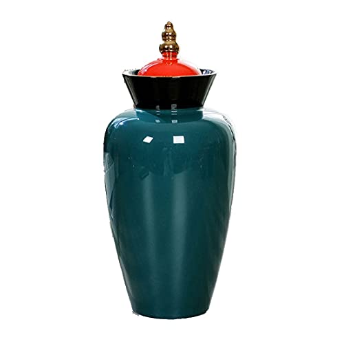AWCPP Jarrón de la Urna de Cerámica, Artesanía de Cerámica de la Urna de Cremación Mediana Hecha a Mano, Impermeable Y a Prueba de Humedad Pet Pet Cerámica Urna en Casa, para Perros, Gatos U Otras Mas