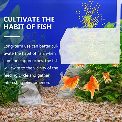 Balacoo Camarones acrílicos para alimentación de tubo, plato: Mini acuario vivo, gusanos rojos, tazas, cuencos, platos claros, bandeja para animales bentíficos (transparente)