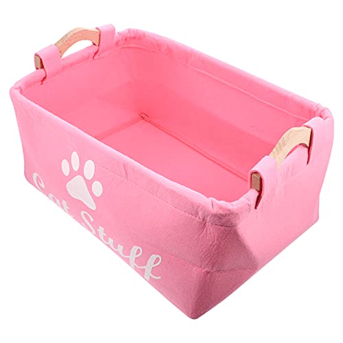Balacoo Cestas de Perro Juguetes para Perros Cestas de Fieltro para Cachorros Cajas de Almacenamiento Organizadoras para Juguetes de Mascotas Correas para Mantas
