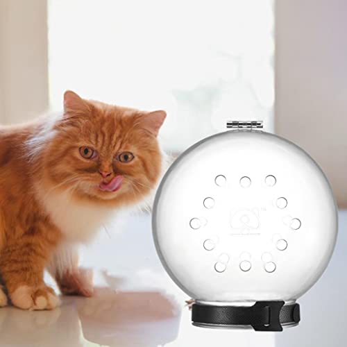 balikha Máscara de Aseo para Gatos La Capucha Espacial Evita Que Los Gatos Muerdan Y Mastiquen para El Baño