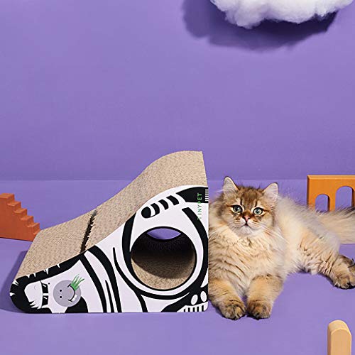 Baoblaze Rascador para Gatos Juguetes para Gatos Almohadilla para rascar para Gatos No más Respaldo Antideslizante de dispersión Rasgada - Negro