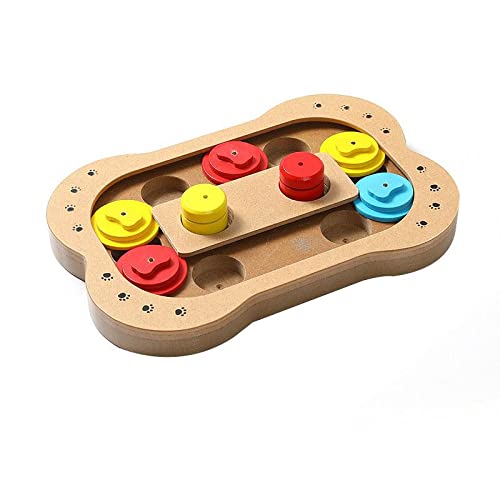 Bblythe Juguetes educativos para perros juguetes educativos para perros juguetes educativos intelectuales antideslizantes para perros, cachorros y gatos juegos de inteligencia de perros (# 2)