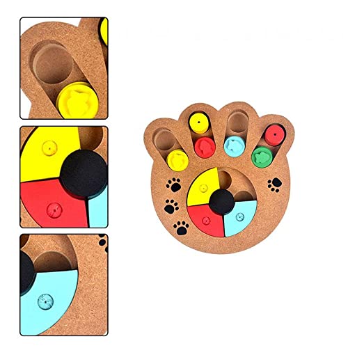 Bblythe Juguetes educativos para perros juguetes educativos para perros juguetes educativos intelectuales antideslizantes para perros, cachorros y gatos juegos de inteligencia de perros (# 2)