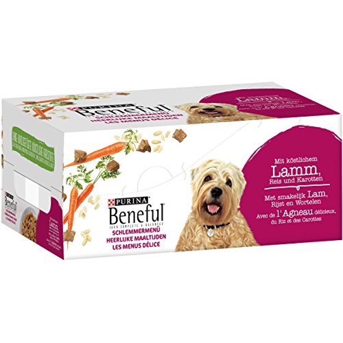 Beneful - Menú para Perros, 6 Unidades (6 Cuencos de 200 g)