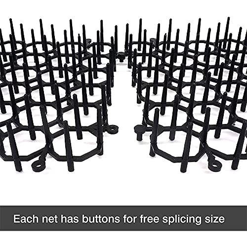 Cages Thorn Barrier Barrera para Animales Repelente para Gatos con púas, 5 Piezas con 38,5 cm Cada una. Repelente de Animales, Miedo a los Gatos.