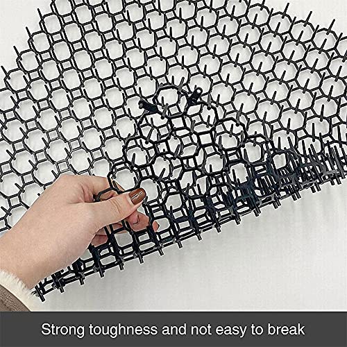Cages Thorn Barrier Barrera para Animales Repelente para Gatos con púas, 5 Piezas con 38,5 cm Cada una. Repelente de Animales, Miedo a los Gatos.