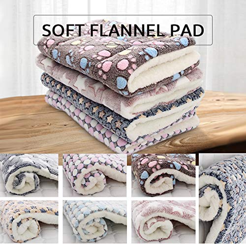 Cama para Perros | Soft Cat Bed Rest Manta para Perros Winter Cojín Plegable para Mascotas Coral Cashmere Soft Warm Sleep Mat Sweet Dream Bed-G-91x70cm
