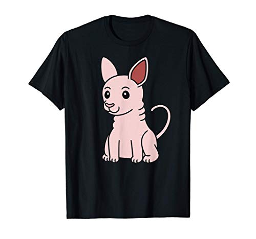Cartoon Gato Esfinge Mascota Camiseta