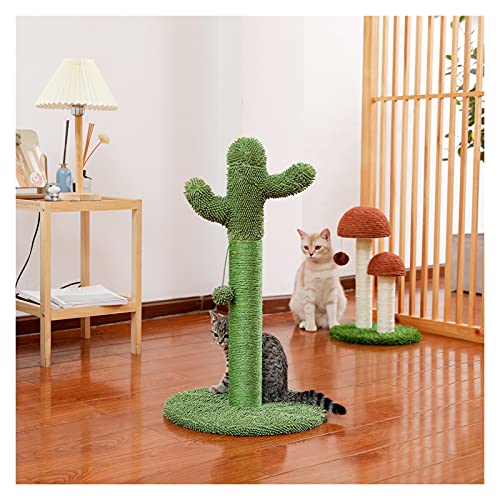 Casas de Gato Árbol De Gato De Cactus con Hamaca Estilo De Hongo Gatos Árbol Condominio Poste Rascador De Sisal Envuelto por Completo for Gatos Escalada De Gatito Envío Rápido (Color : AMT0032BR)
