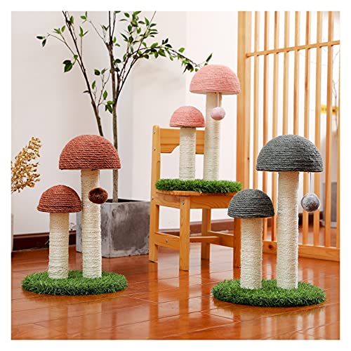 Casas de Gato Árbol De Gato De Cactus con Hamaca Estilo De Hongo Gatos Árbol Condominio Poste Rascador De Sisal Envuelto por Completo for Gatos Escalada De Gatito Envío Rápido (Color : AMT0032BR)