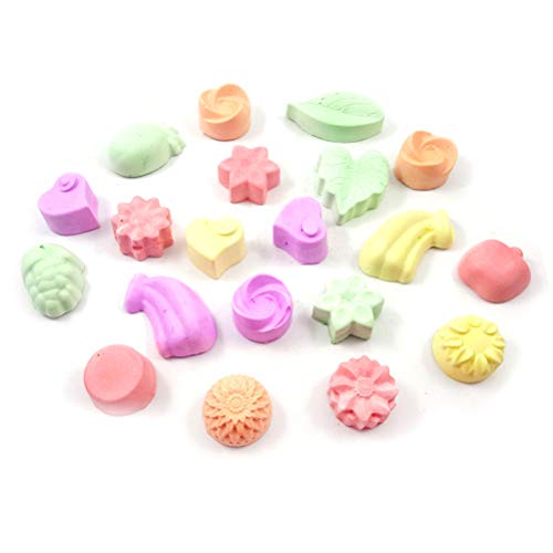 CCCYMM 10 piezas para masticar dientes de mascotas, juguete adecuado para loro, conejo, chinchilla, cobaya, hámster animales pequeños (forma/color al azar)