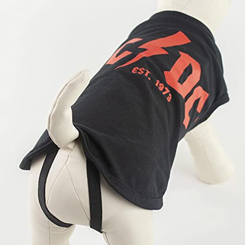 CERDÁ LIFE'S LITTLE MOMENTS Camiseta para Perro de ACDC - Licencia Oficial ACDC