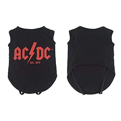 CERDÁ LIFE'S LITTLE MOMENTS Camiseta para Perro de ACDC - Licencia Oficial ACDC