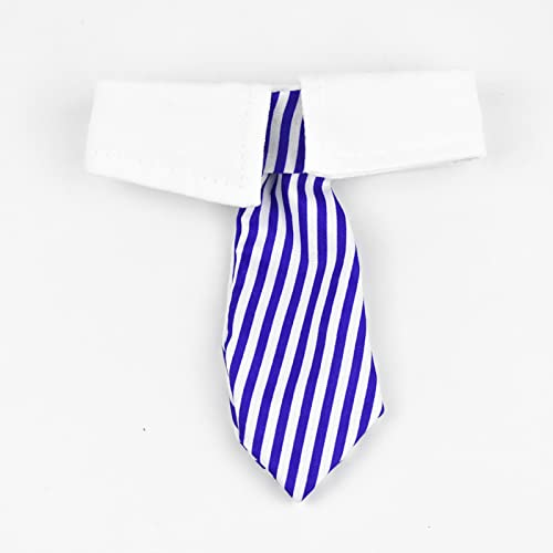 CHUANGOU 2 Piezas de Mascotas Corbata a Rayas Animales de Pajarita Ajustable Accesorios para Mascotas (Longitud Total: 30 cm)