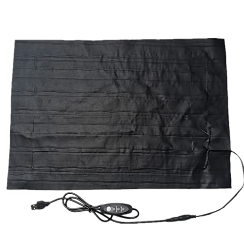 Cipliko Alfombrillas Calefactoras para Terrarios para Perros Y Gatos, Alfombrilla Calefactora Impermeable con Temporizador Y Termostato, Niveles De Temperatura, Cable Resistente A La Masticación