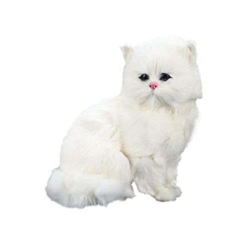 CJWSLYT Juguete de peluche realista de peluche persa de simulación persa para perro, cachorro, juguete de peluche realista para mascotas, hecho a mano, gatos persas, Pascua (color: multicolor)
