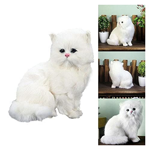 CJWSLYT Juguete de peluche realista de peluche persa de simulación persa para perro, cachorro, juguete de peluche realista para mascotas, hecho a mano, gatos persas, Pascua (color: multicolor)