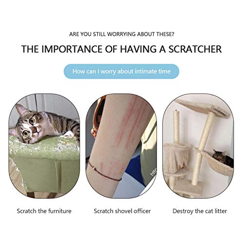 CLASSICMUG Tablero Rascador para Gatos, Rascador Reciclable, Tapetes Rascadores De Cartón Corrugado, Salón Rascador, Elegante Cama Rascador para Gatos, Compre Uno Y Obtenga Uno Gratis