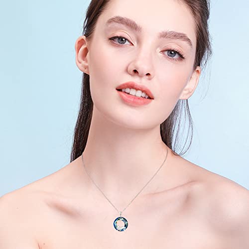 Collar de gato de plata de ley 925 con colgante de gatito para gatos, regalos para mujeres, niñas, amantes de los gatos