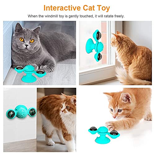 Crea Teen Play - Juguete para gatos divertido, promueve la salud dental y proporciona ejercicio (verde)