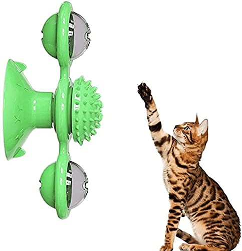 Crea Teen Play - Juguete para gatos divertido, promueve la salud dental y proporciona ejercicio (verde)