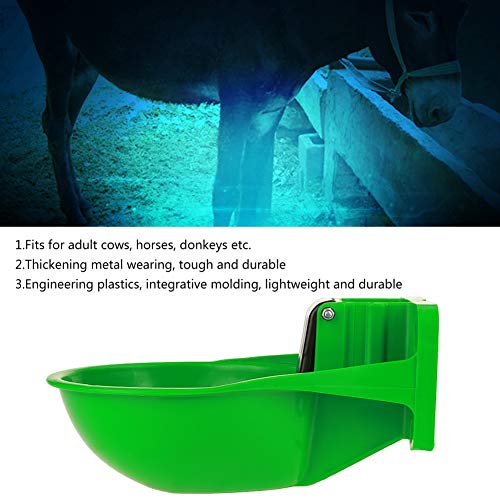 Cuenco de Agua Potable para Vacas Cuenco Automático de Plástico para Abrevadero para Ganado Vacuno Válvula de Interruptor Táctil para Terneros Recipiente de Agua para Ovejas