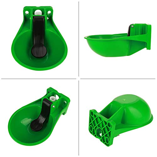 Cuenco de Agua Potable para Vacas Cuenco Automático de Plástico para Abrevadero para Ganado Vacuno Válvula de Interruptor Táctil para Terneros Recipiente de Agua para Ovejas