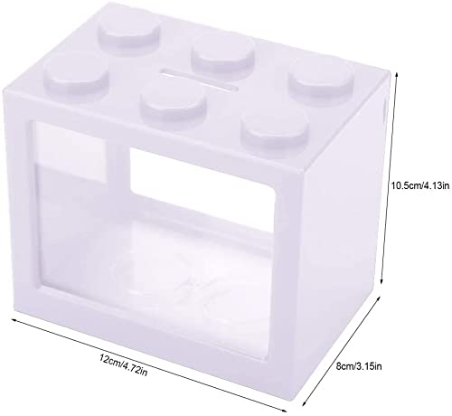 DanLink Acuario Fish Tanque - Lámpara de escritorio con diseño de acuario con USB, diseño de peces, color blanco