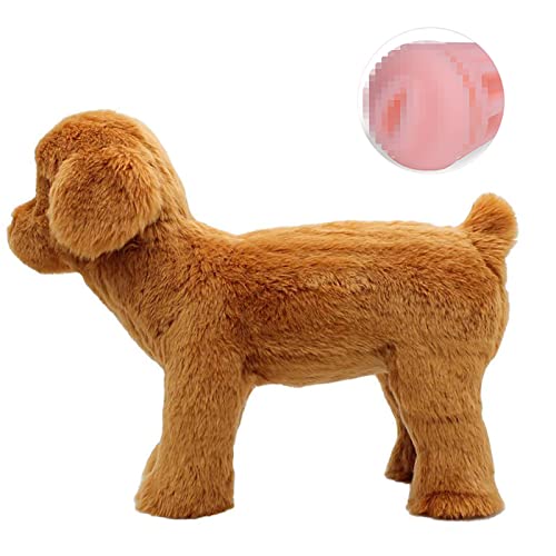 DISHENGZHEN Perros Dormir Compañero Vent Juguetes, Mascotas Perro Estrus Juguetes, Mascotas Perro Compañero Juguete para Macho Estrus Perro, con Perra Ladrando, Altura 17CM/6.7 In