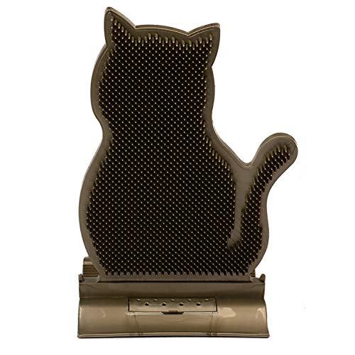 DJR Suave Retiro del Pelo y Aparato de Masaje, Masaje con Silicona para Perros Mascotas Gatos Masaje GroomingBlack