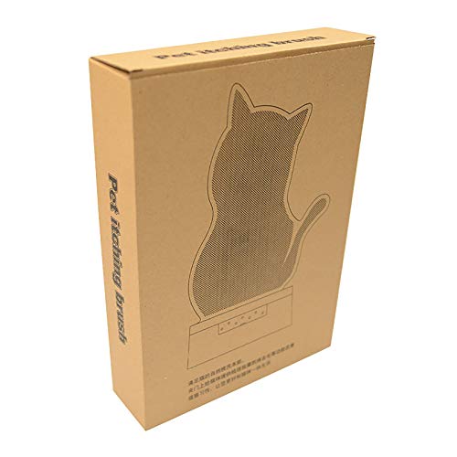 DJR Suave Retiro del Pelo y Aparato de Masaje, Masaje con Silicona para Perros Mascotas Gatos Masaje GroomingBlack