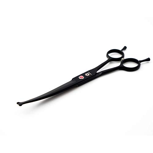 Dream Reach - Tijeras de peluquería profesional para mascotas, gatos, perros, rectas, curvas, adelgazamientos, mezclas, fragmentos, tijeras (corte de envoltura superior)