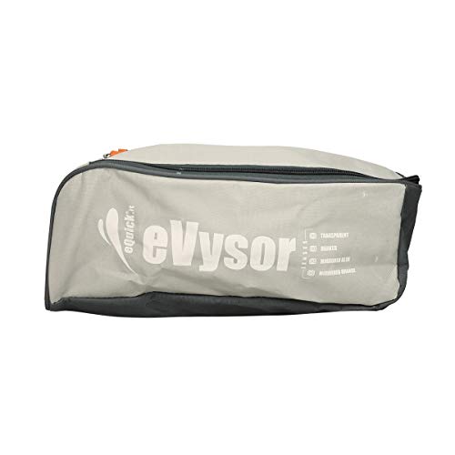 eQUICK eVYSOR - Protector de ojos para caballo, producto original - Fabricado en Italia, Transparente