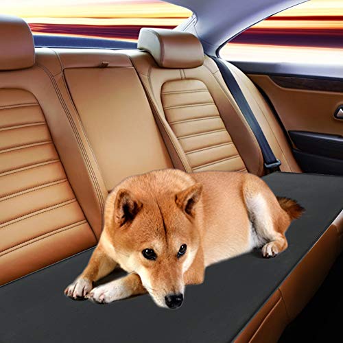 EVTSCAN Almohadilla de Silicona Negra Impermeable, Alfombrilla Antideslizante para alimentación de Perros y Gatos, Mantel Individual de Agua para Comer en el Coche