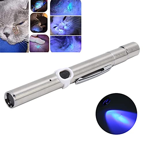 EVTSCAN, Luces UV de luz Negra, Musgo de Gato, Linterna UV de Mano para detectar Manchas secas de orina de Gato y Perro, chinches de Cama
