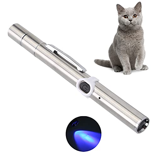 EVTSCAN, Luces UV de luz Negra, Musgo de Gato, Linterna UV de Mano para detectar Manchas secas de orina de Gato y Perro, chinches de Cama