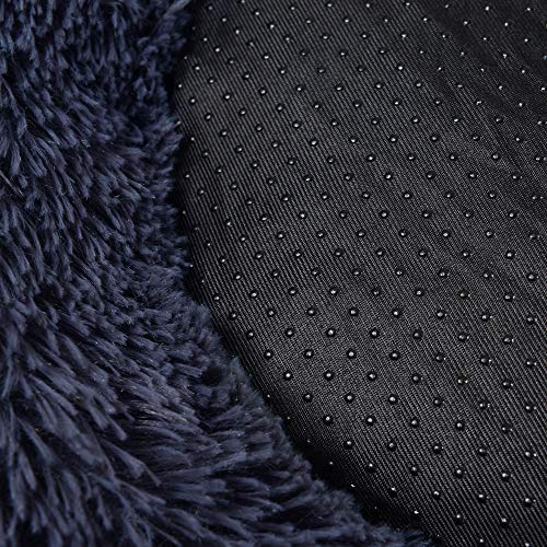 FEANDREA Cama para Perro y Gato, 80 cm, Gris Oscuro PGW040G02