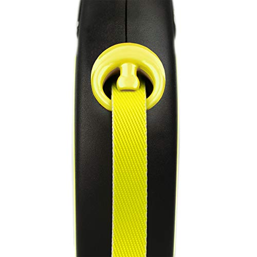 Flexi - Correa classic neon reflect L cinta 5 m