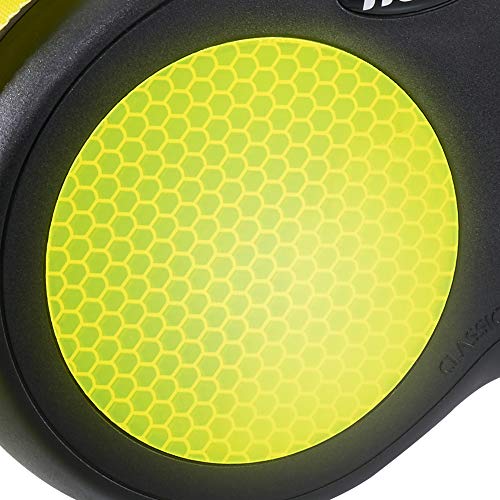 Flexi - Correa classic neon reflect L cinta 5 m