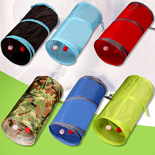 FoggDanieler Túneles para Gatos Pet Tunnel Cat Play Tunnel Cat Tunnel Cat Kitty Toy Juguetes a Granel Conejo Tunnel Cat Cave @C
