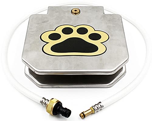 Fuente De Agua De Perro Automático Paso En El Juguete Al Aire Libre con Mascotas Seguridad Sin Electricidad, Fuente De Agua