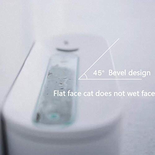 Fuente de Agua para Mascotas de cerámica River 1L Eléctrico Automático Gatos Dispensador de Agua para Perros Filtros de circulación silenciosa Bombas de Fuente No Mojado Cara Minerales Casca