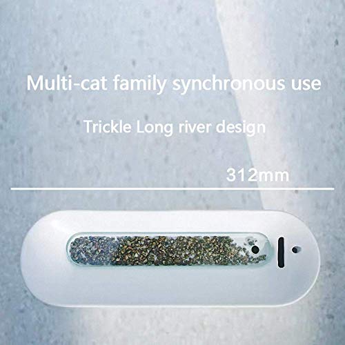 Fuente de Agua para Mascotas de cerámica River 1L Eléctrico Automático Gatos Dispensador de Agua para Perros Filtros de circulación silenciosa Bombas de Fuente No Mojado Cara Minerales Casca