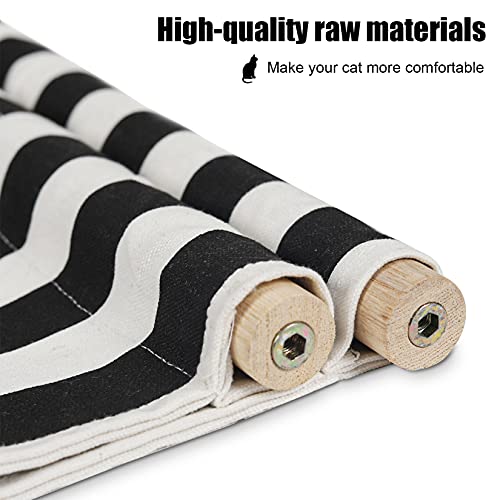 FUMENG Juguete de la Pared del Gato, 4 Pasos Gato Sube Las escaleras, Cat Rasguño Escalera Estante Muebles para Mascotas para Gato Escalada Jugar Tumbonado,A