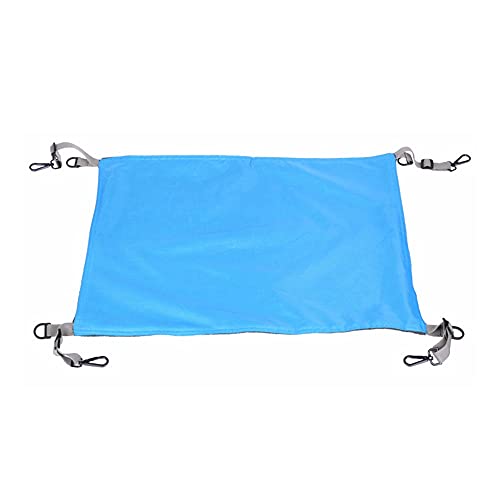 Gato Hamaca Colgante Ajustable Dos Lados Cómodo Impermeable Descanso Almohadilla para Dormir Jaula para Mascotas Hamaca Cama Suministros para Gatos Negro Negro