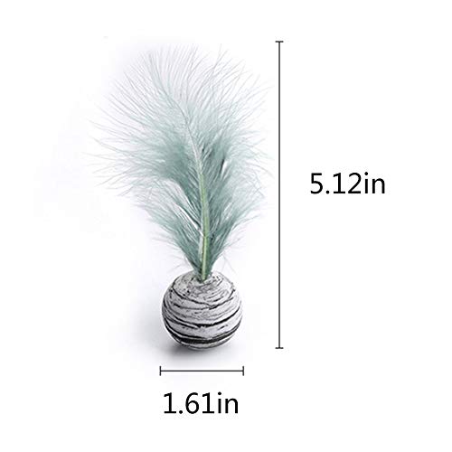 Gato Juguete Star Ball Plus Pluma, lanzando bola de juguete con ligero, material EVA bola de espuma ligera para gato