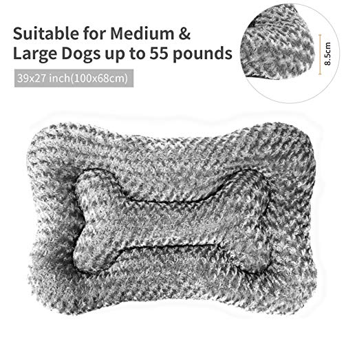 G.C Cama Perro Grande Antiestres Colchoneta Perro Lavable Relajante Cojín de Felpa Suave Cálido Colchón para Mascotas Manta para Perros y Gatos Mediano y Pequeño